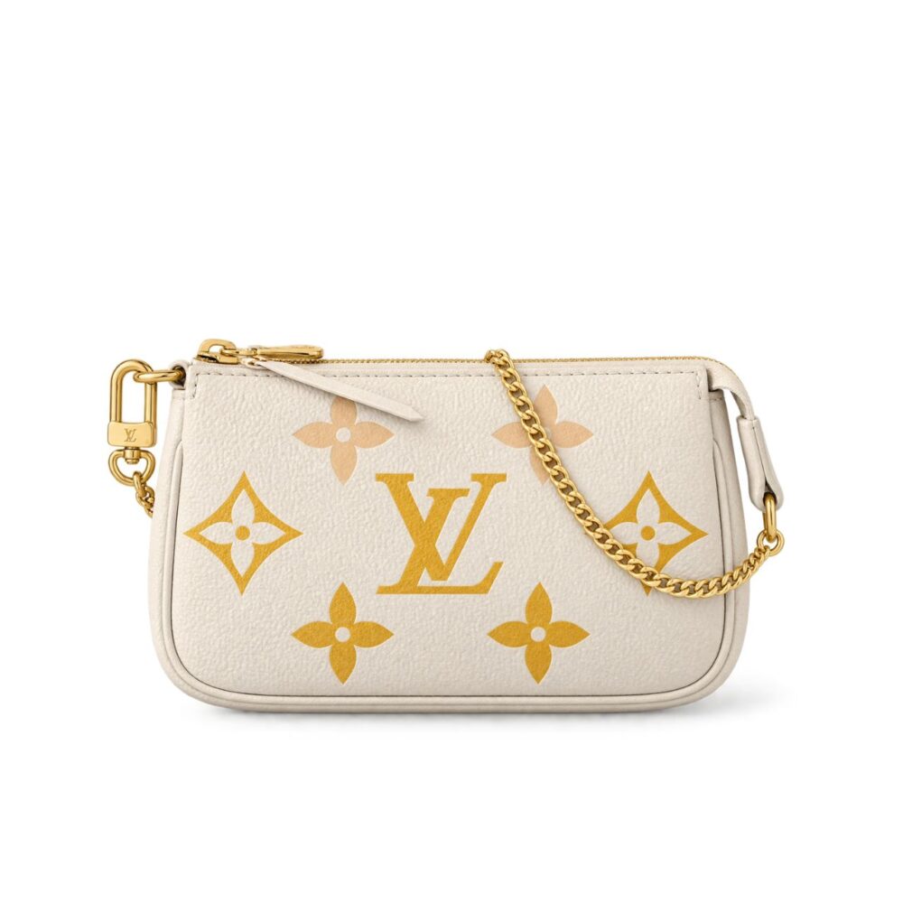 Louis Vuitton Mini Pochette Accessoires Yellow Multi-Colored 15.5Cm