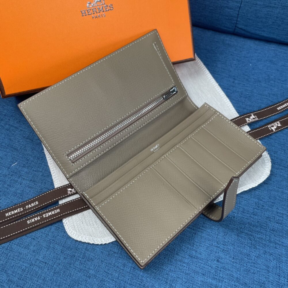 Alternative view of Hermes Bearn Wallet Etoupe 17Cm H084871Ck18