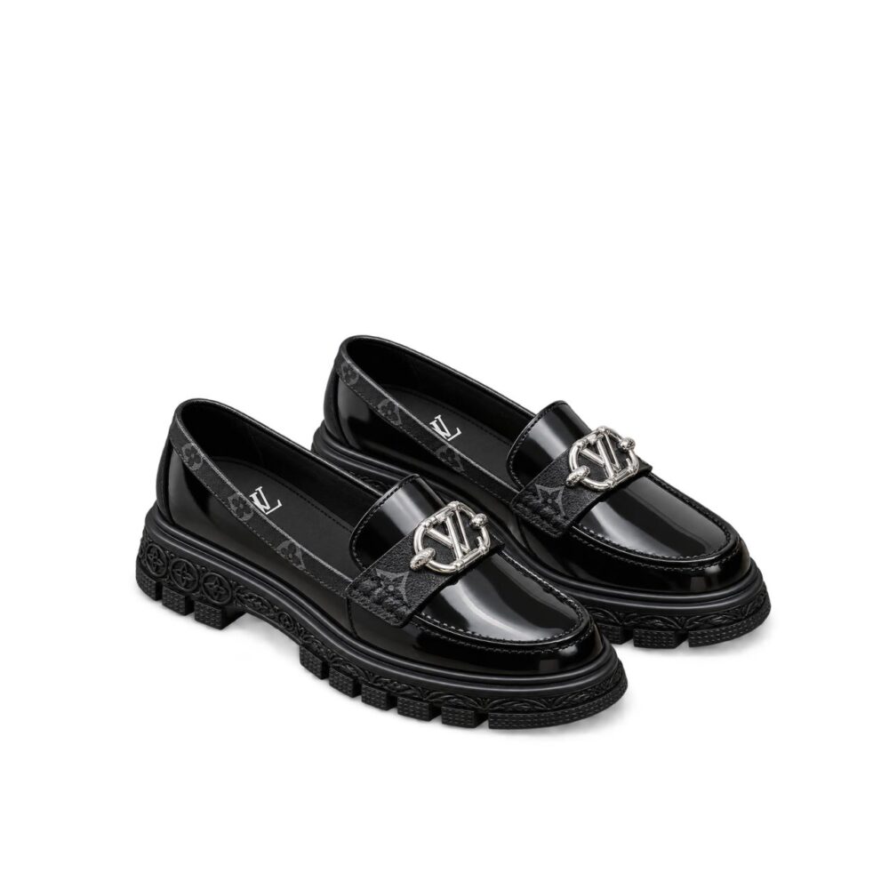Louis Vuitton Baroque Loafers Black 1AB8UL