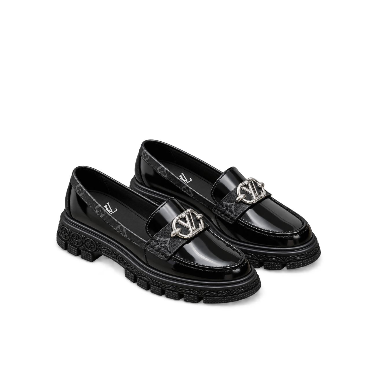 Louis Vuitton Baroque Loafers Black 1AB8UL