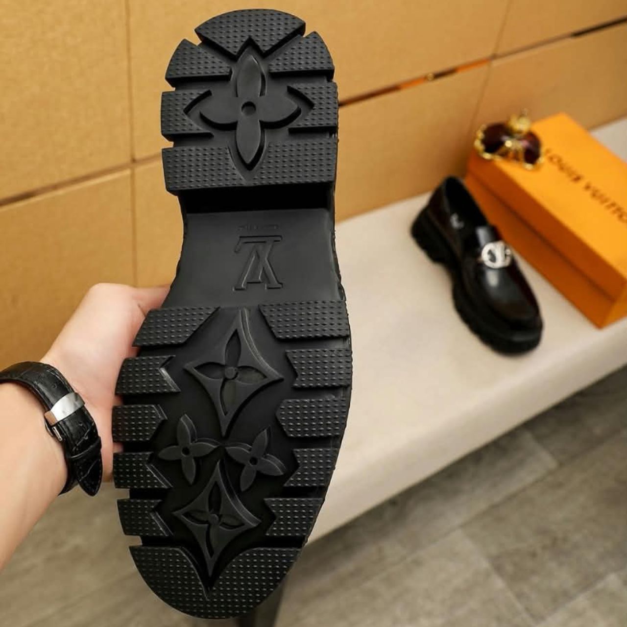 Louis Vuitton Baroque Loafers Black 1AB8UL - Image 9