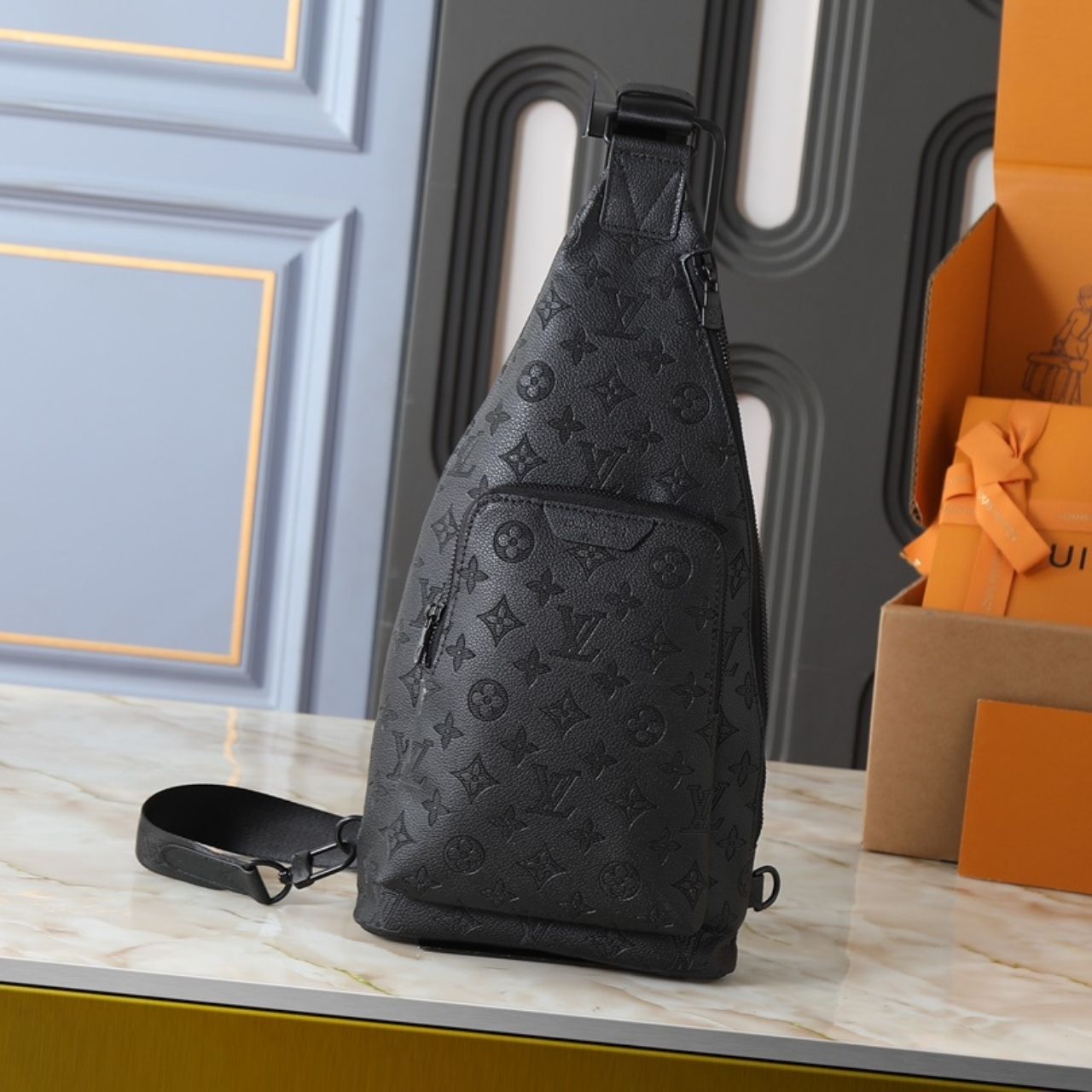 Louis Vuitton Duo Slingbag Black 42cm M26730 - Image 3