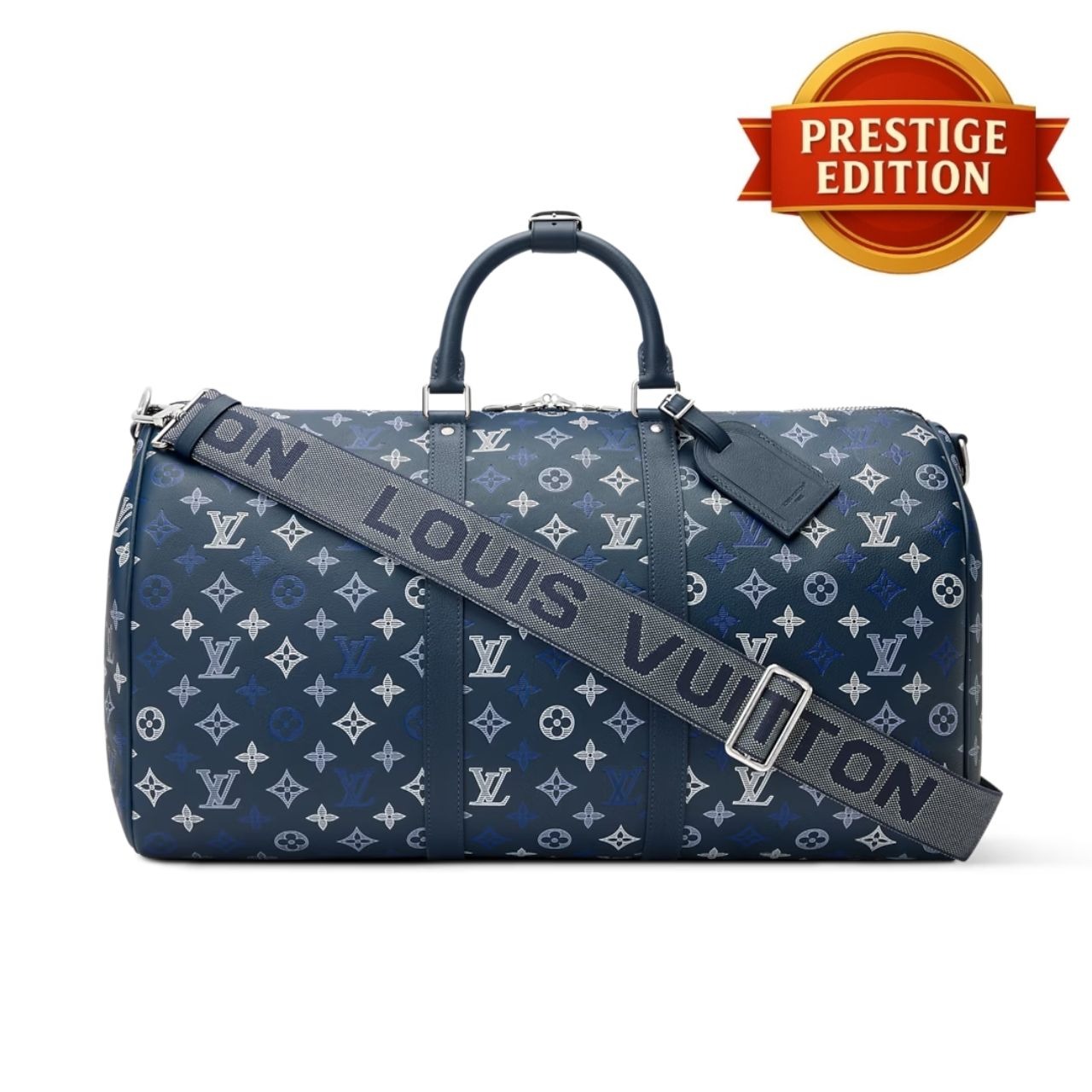 Prestige Edition – Louis Vuitton Keepall Bandouliere 50 Navy Blue 50cm M28836