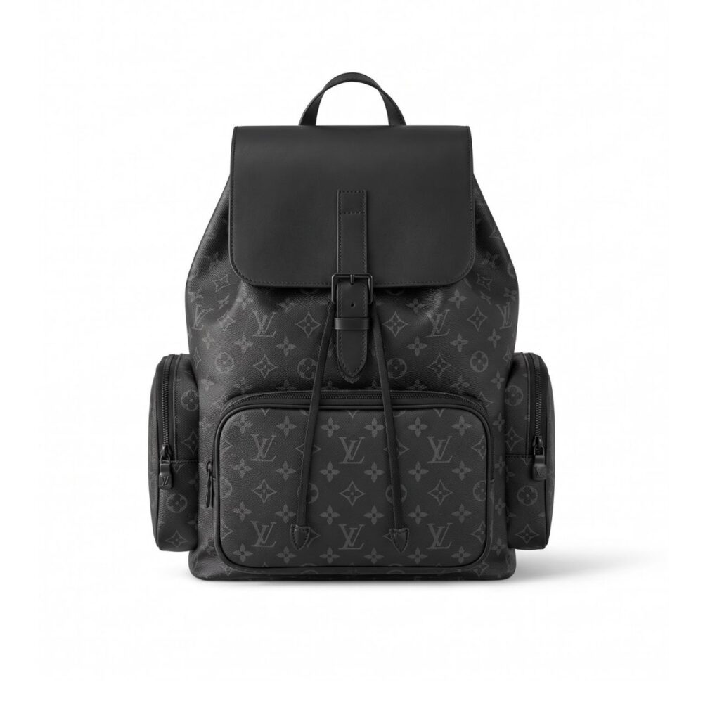 Louis Vuitton Trio Backpack Monogram Eclipse Black 36cm