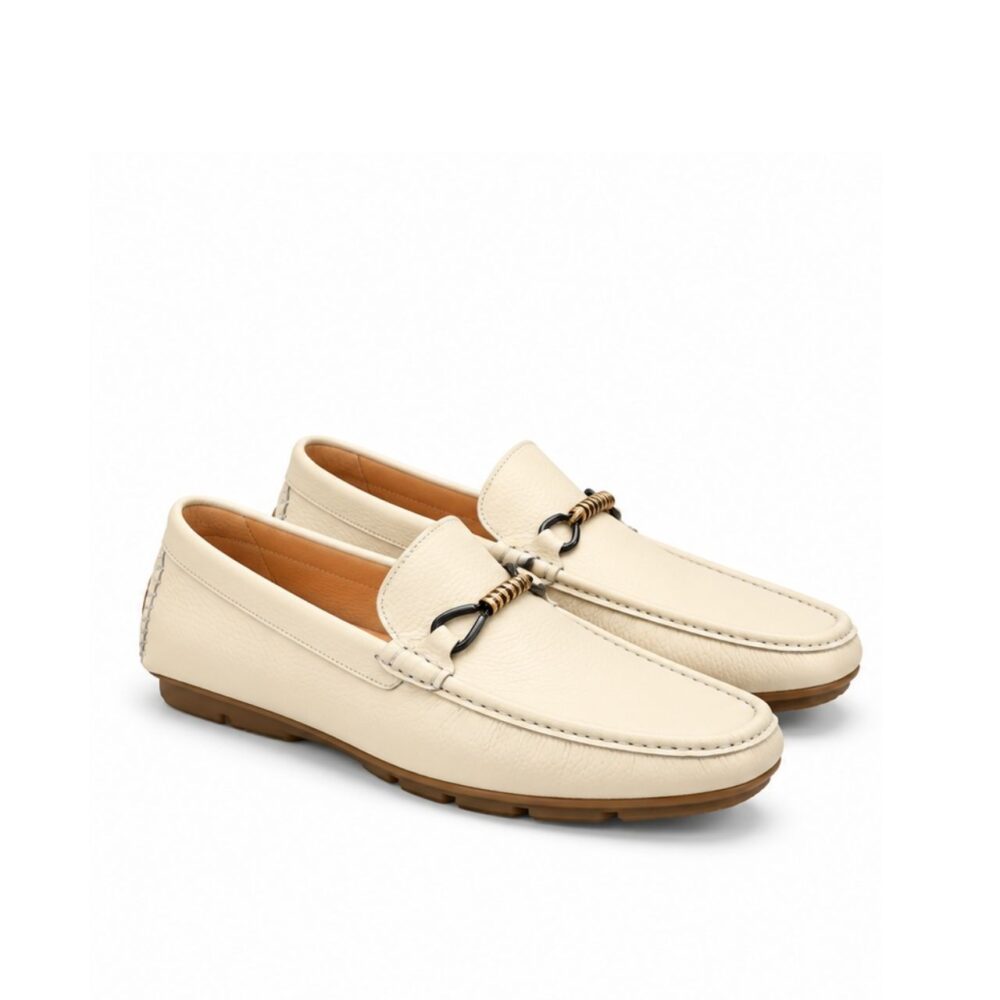 Louis Vuitton Monte Carlo Moccasin White