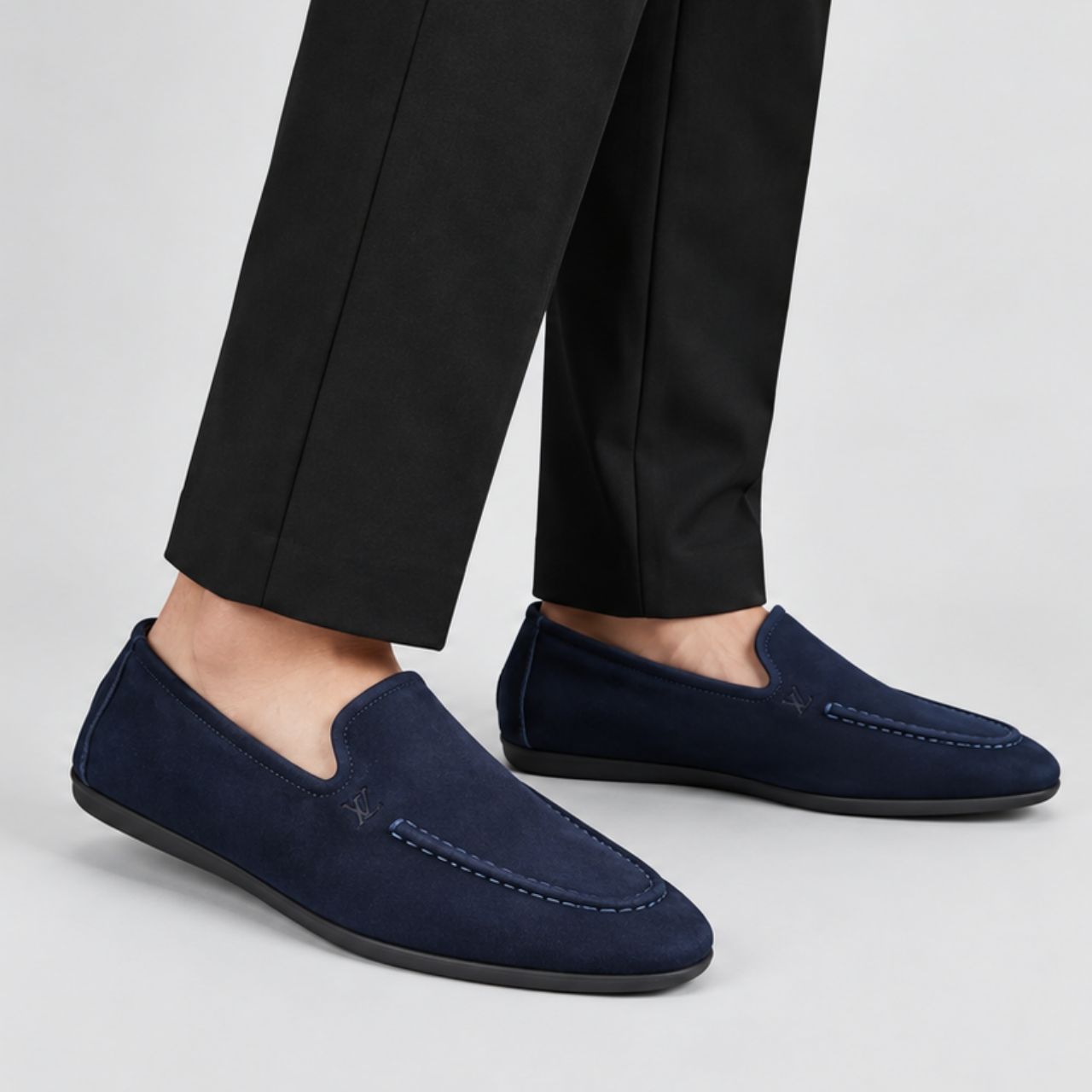 Louis Vuitton LV Horizon Slipper Navy Blue - Image 2