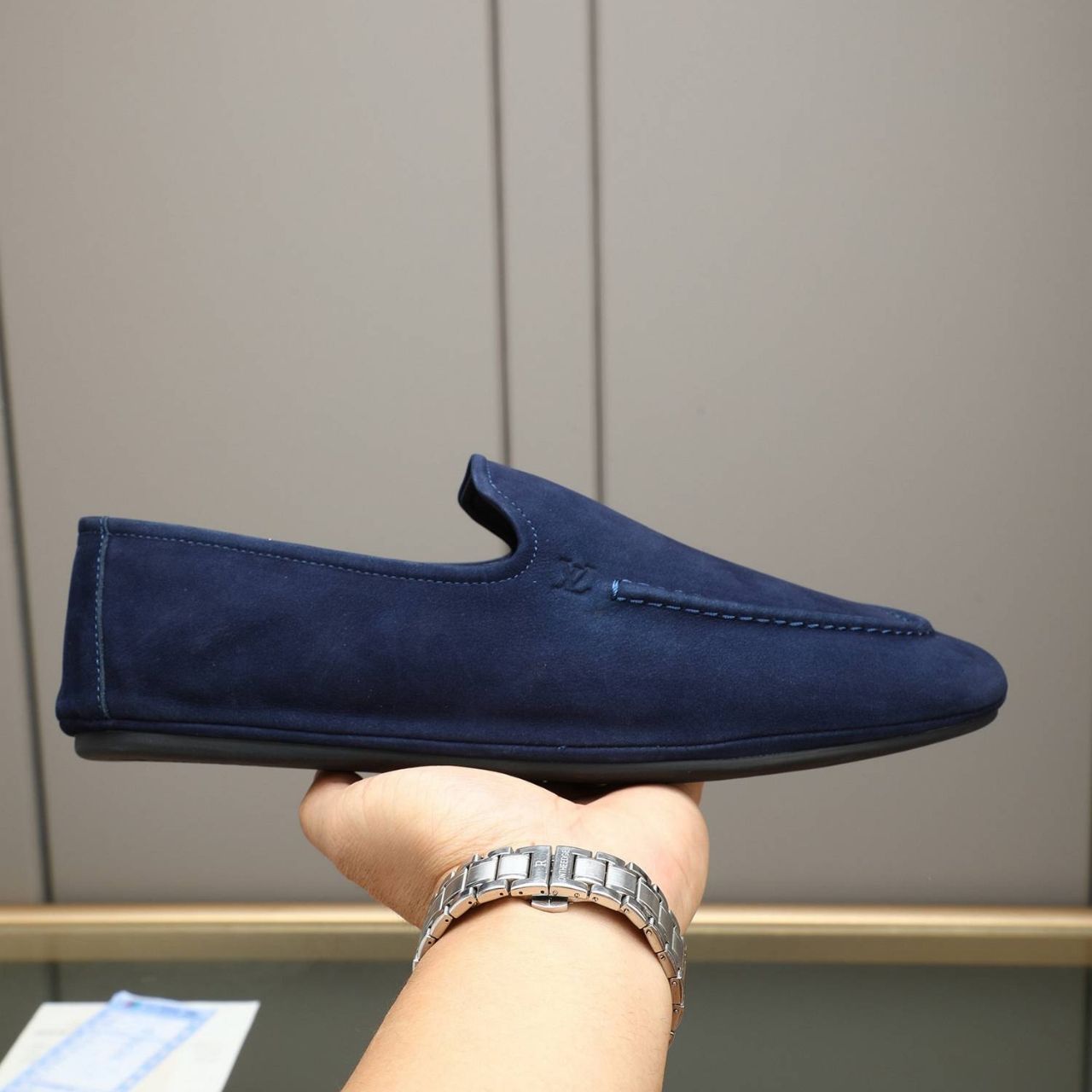Louis Vuitton LV Horizon Slipper Navy Blue - Image 11
