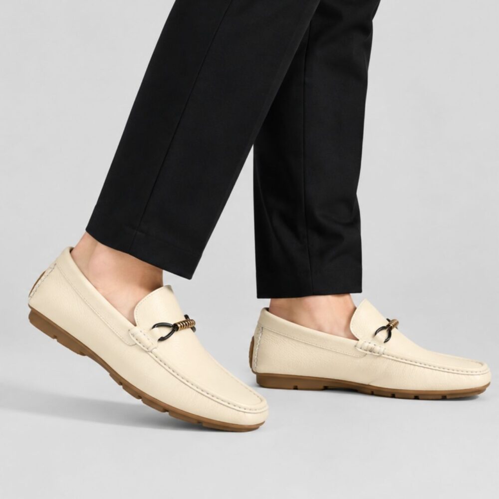 Alternative view of Louis Vuitton Monte Carlo Moccasin White