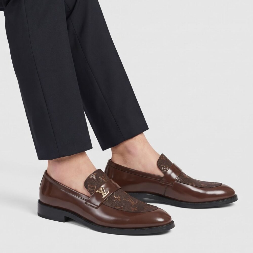 Alternative view of Louis Vuitton Major Loafer Brown