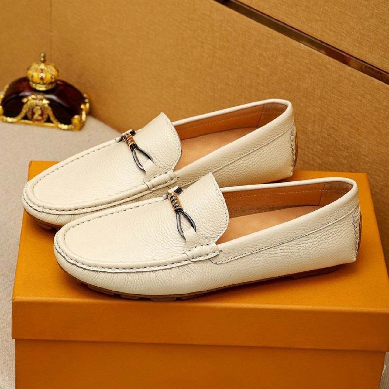 Louis Vuitton Monte Carlo Moccasin White - Image 3