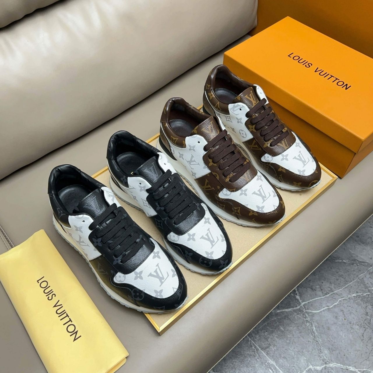 Louis Vuitton Run Away Sneakers Monogram Eclipse 1ADE4B - Image 11