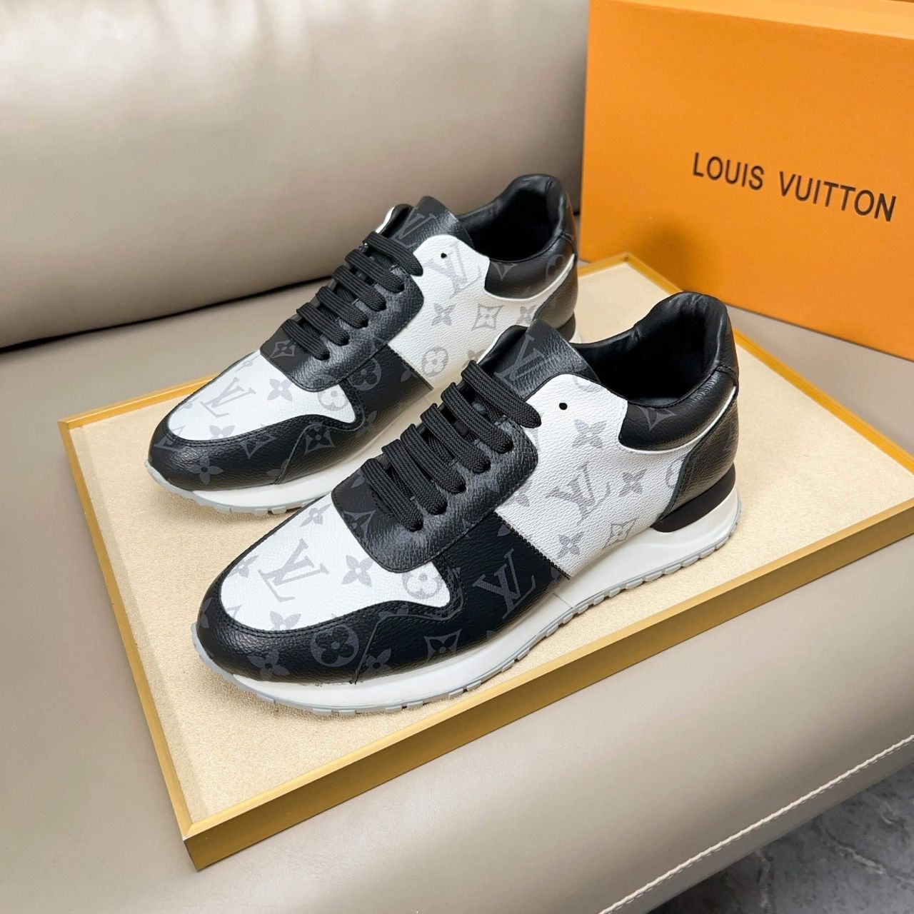 Louis Vuitton Run Away Sneakers Monogram Eclipse 1ADE4B - Image 7