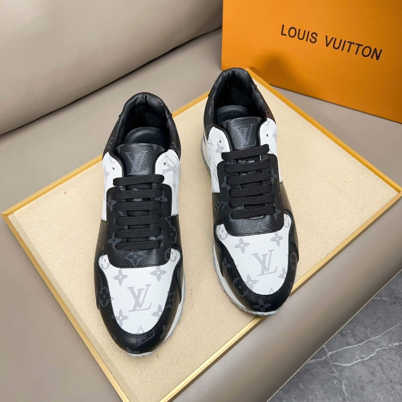 Louis Vuitton Run Away Sneakers Monogram Eclipse 1ADE4B - Image 5