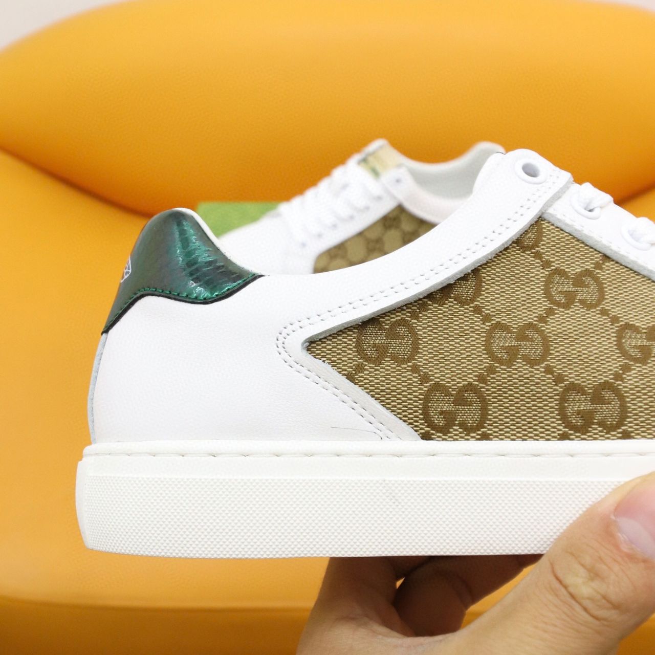 Gucci Ace GG Supreme Beige And White - Image 6
