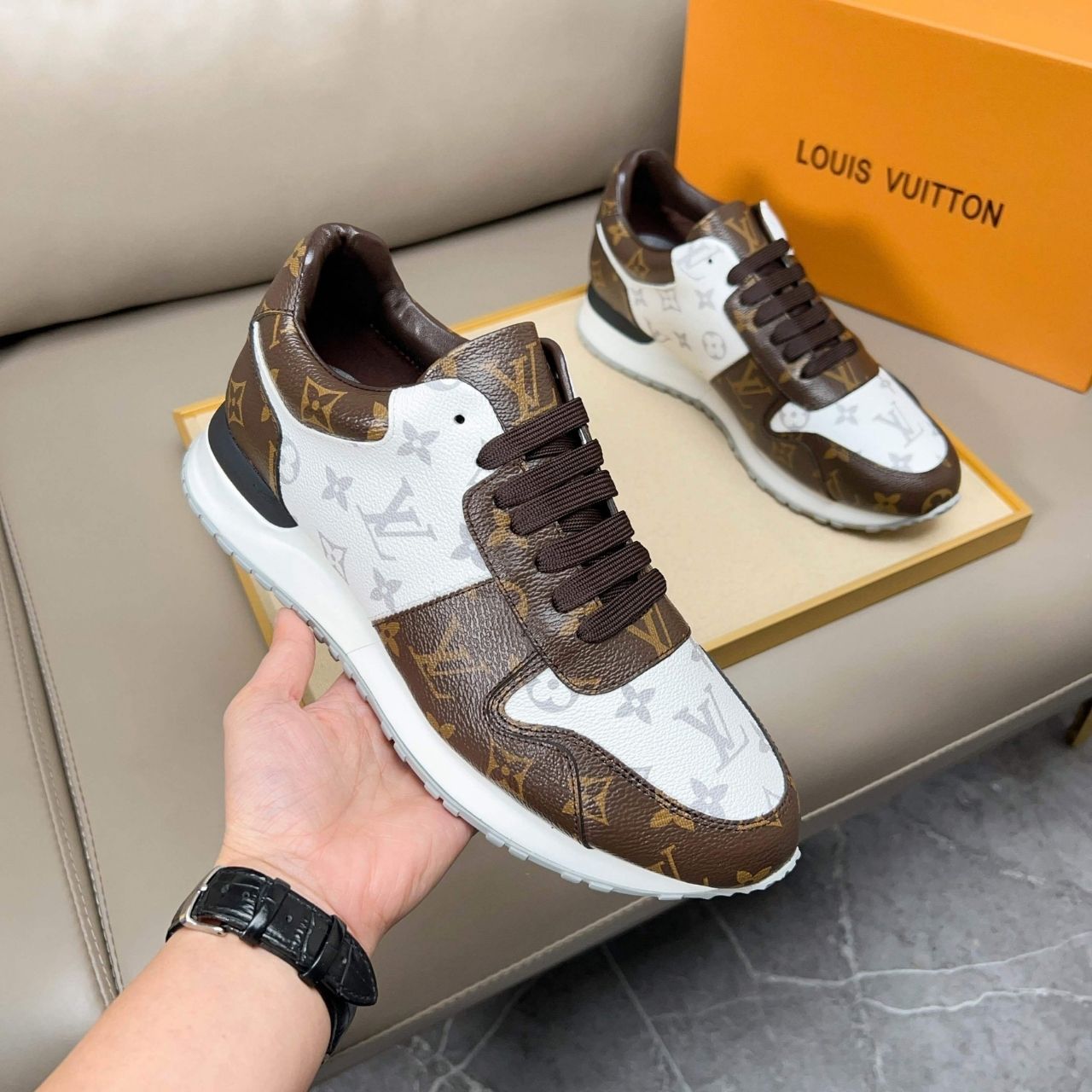 Louis Vuitton Run Away Sneakers Macassar 1ADET8 - Image 3