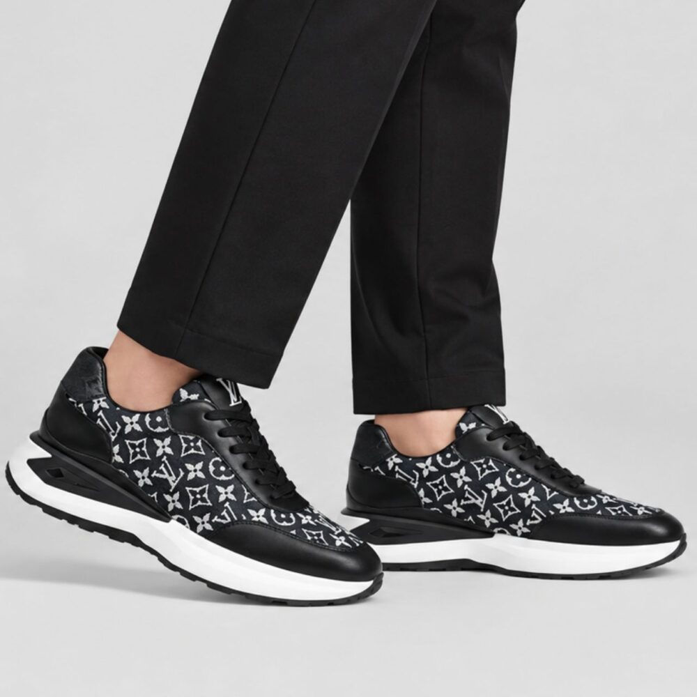 Alternative view of Louis Vuitton Run Away Sneaker Monogram Black