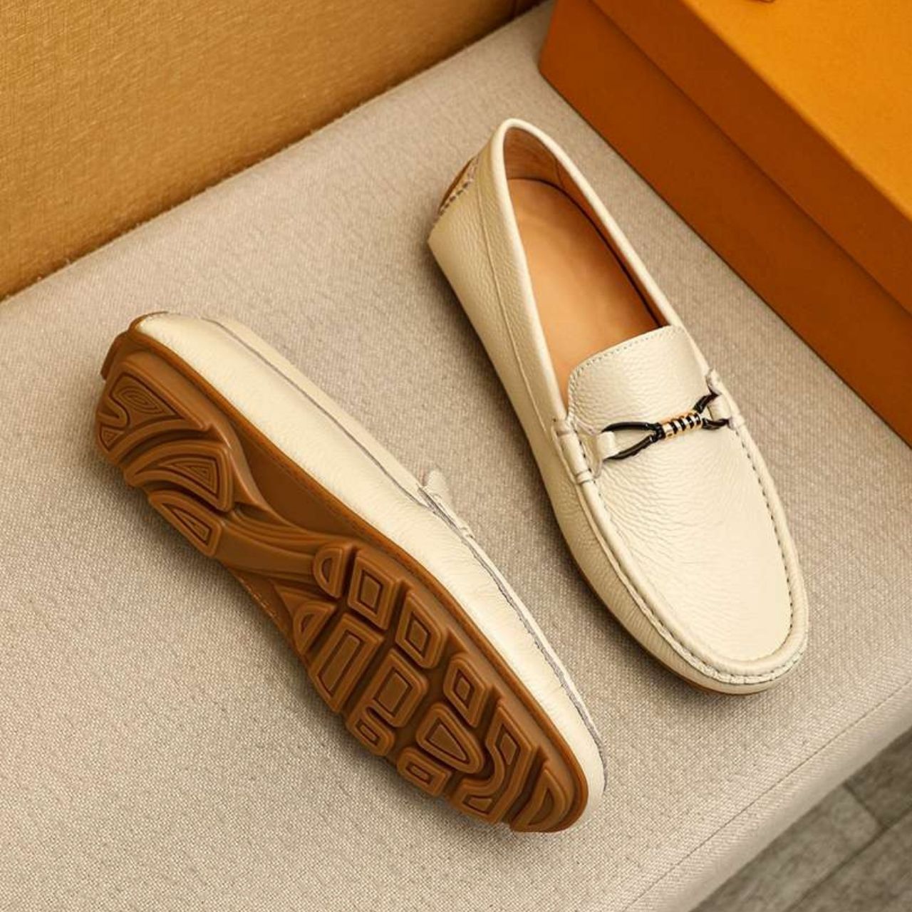 Louis Vuitton Monte Carlo Moccasin White - Image 4