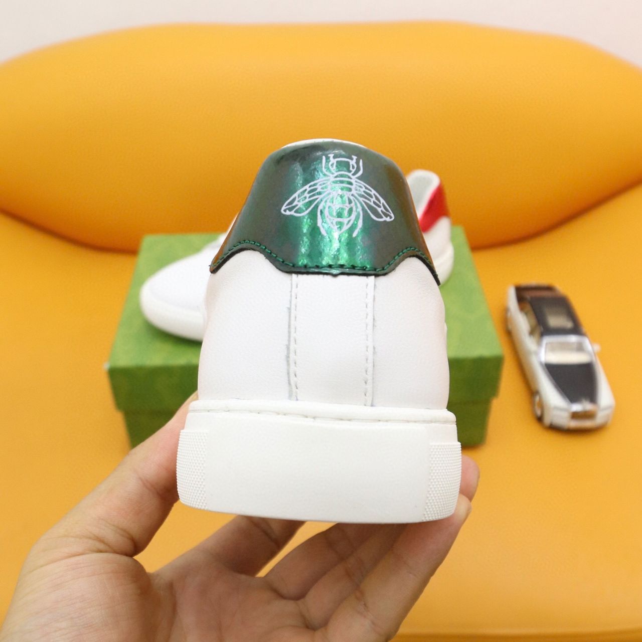 Gucci Ace GG Supreme Beige And White - Image 9