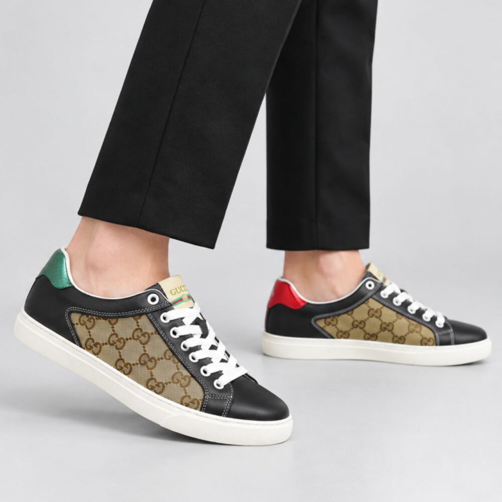 Alternative view of Gucci Ace GG Supreme Beige And Black