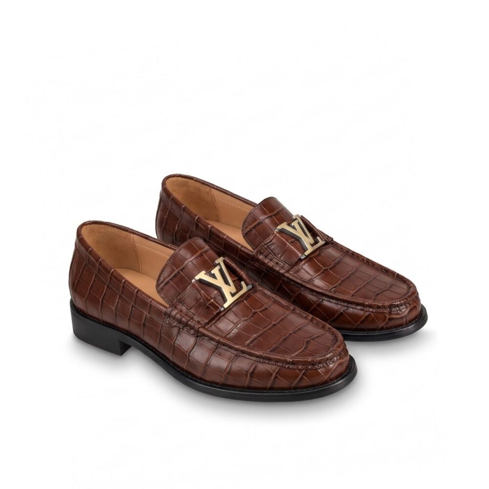 Louis Vuitton Monza Moccasin Brown
