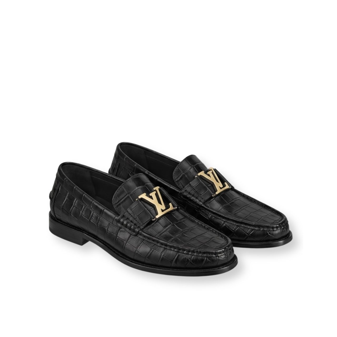 Louis Vuitton Monza Moccasin Black