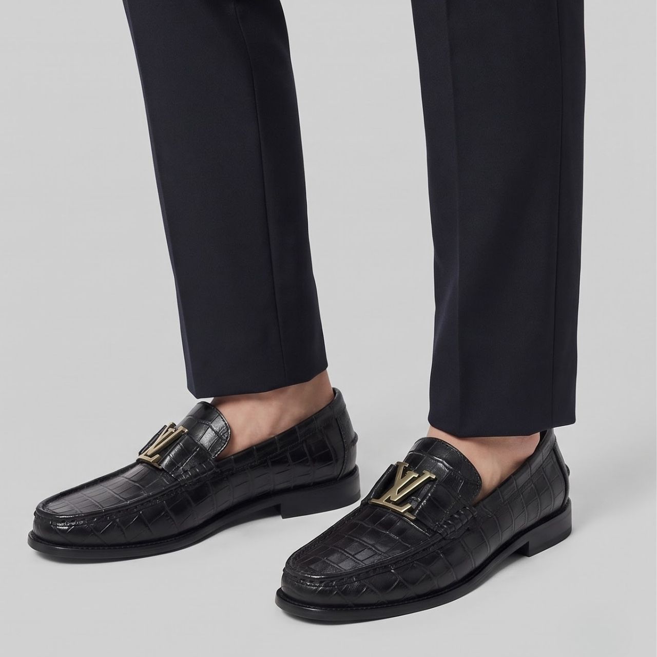 Louis Vuitton Monza Moccasin Black - Image 2