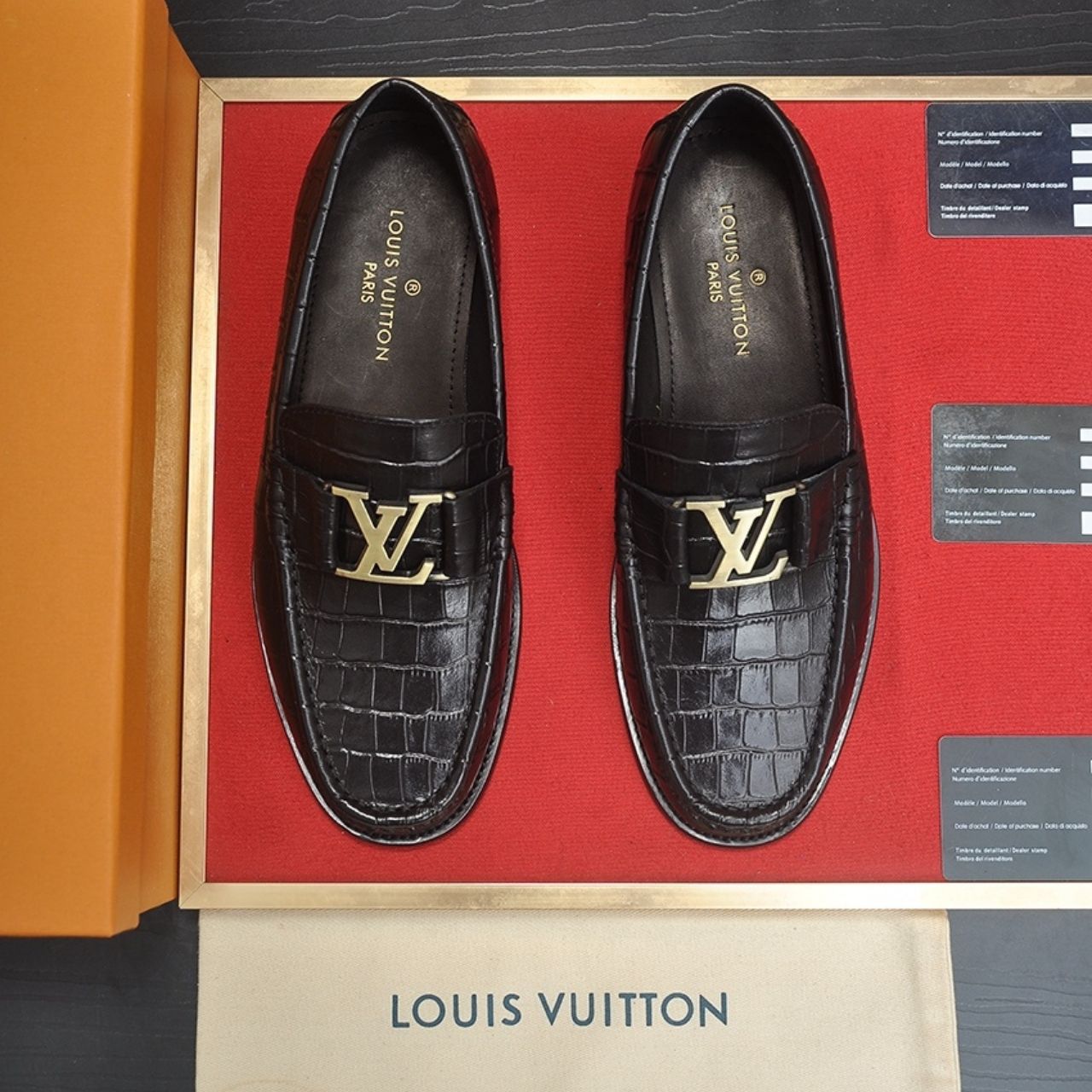 Louis Vuitton Monza Moccasin Black - Image 4
