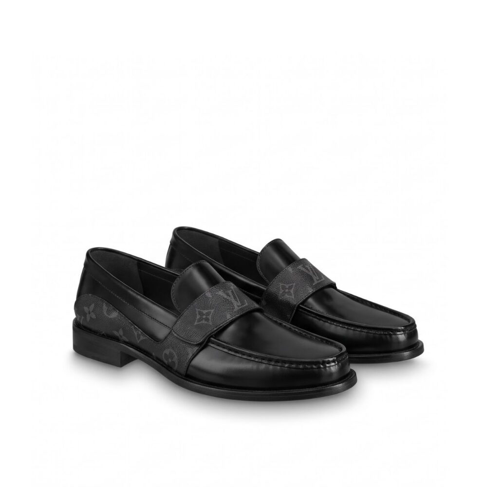 Louis Vuitton Major Loafer Monogram Eclipse Black