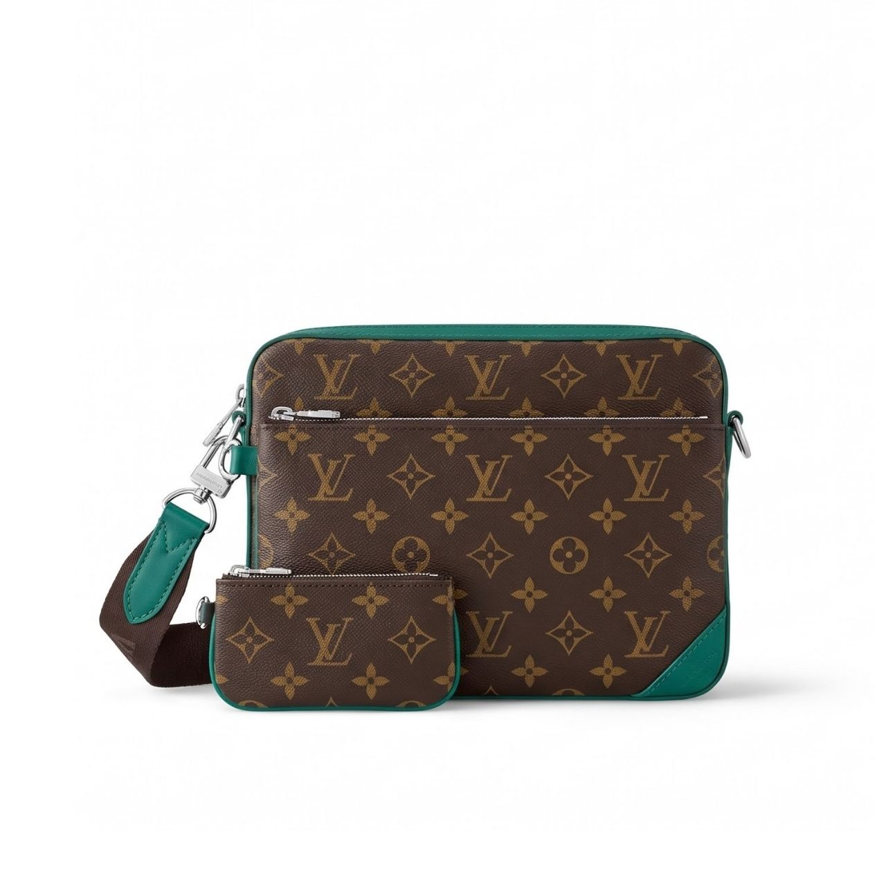 Louis Vuitton Messenger Bag Monogram Macassar Green 25cm