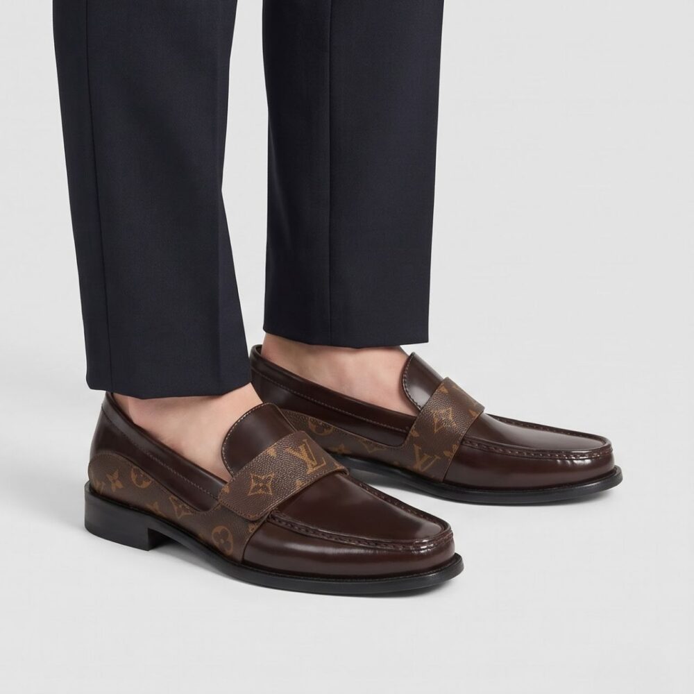 Alternative view of Louis Vuitton Major Loafer Monogram Eclipse Brown
