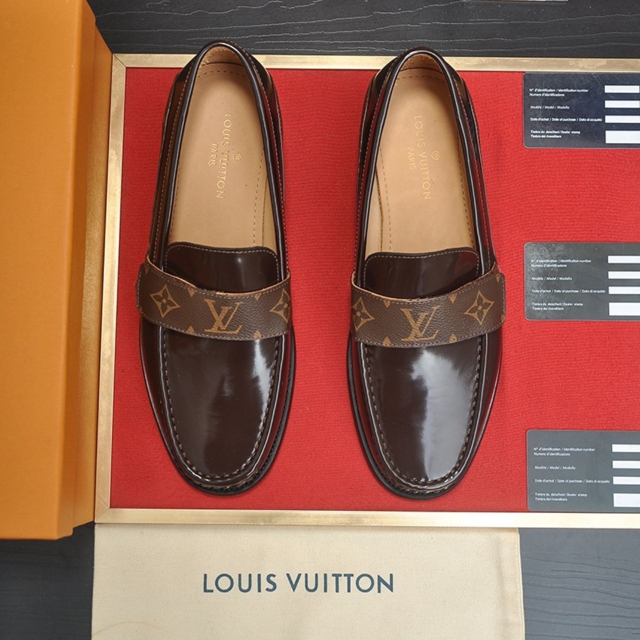 Louis Vuitton Major Loafer Monogram Eclipse Brown - Image 4
