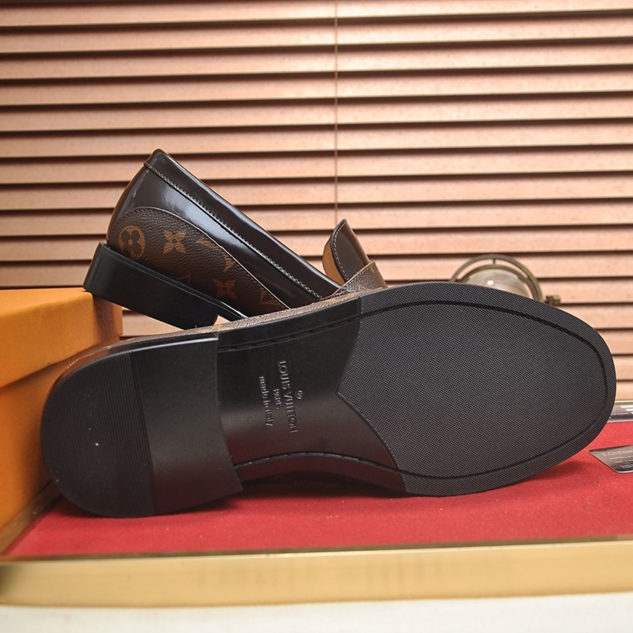 Louis Vuitton Major Loafer Monogram Eclipse Brown - Image 6