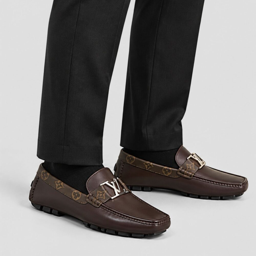 Alternative view of Louis Vuitton Monte Carlo Moccasin Monogram Brown