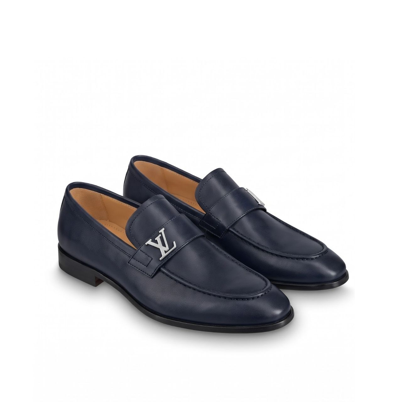 Louis Vuitton Moccasins Saint Germain Navy Blue