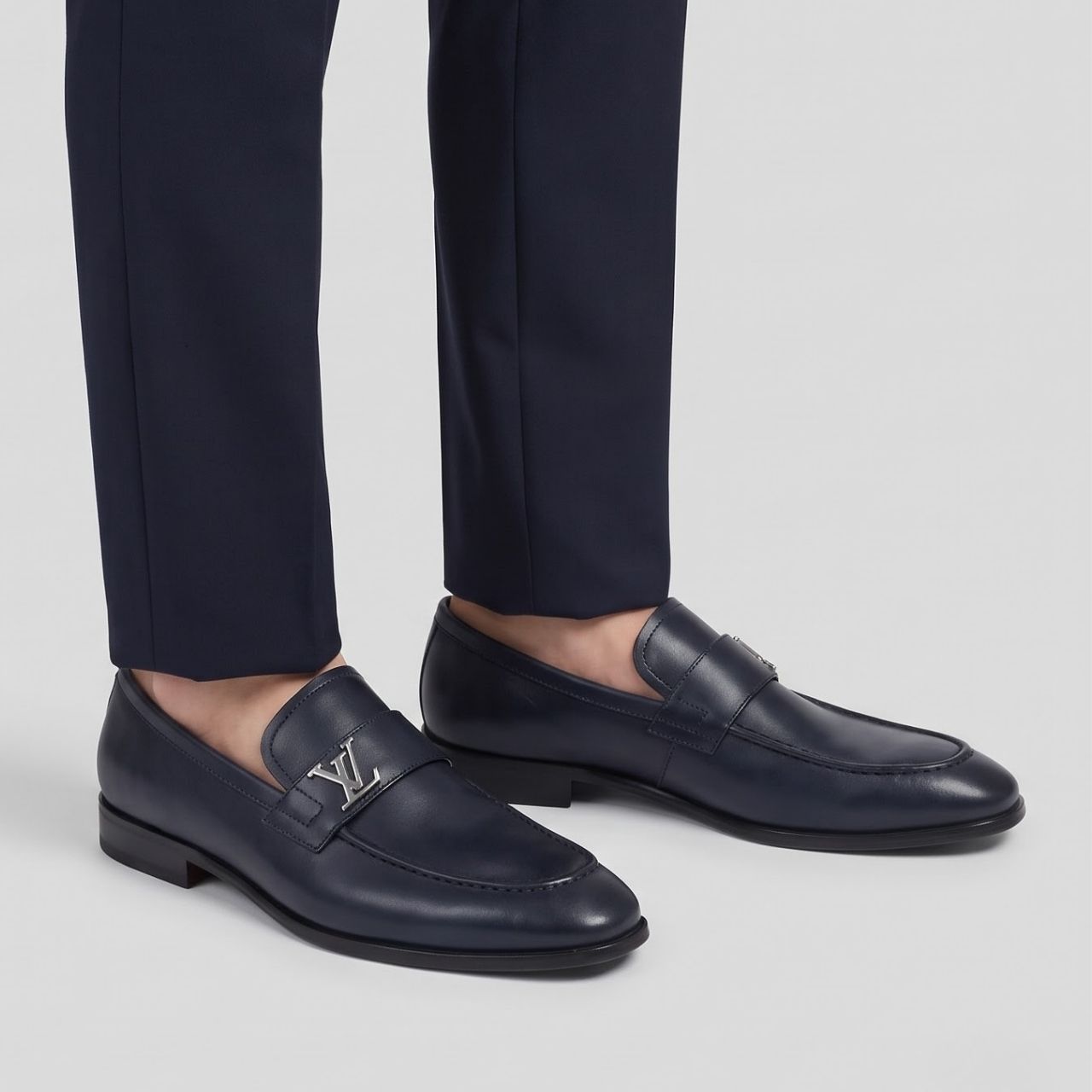 Louis Vuitton Moccasins Saint Germain Navy Blue - Image 2