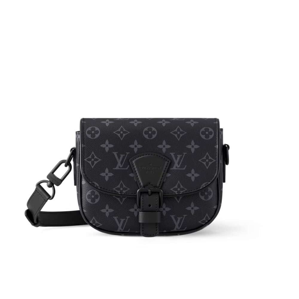 Louis Vuitton Montsouris Messenger PM​ Monogram Eclipse 20cm M12519