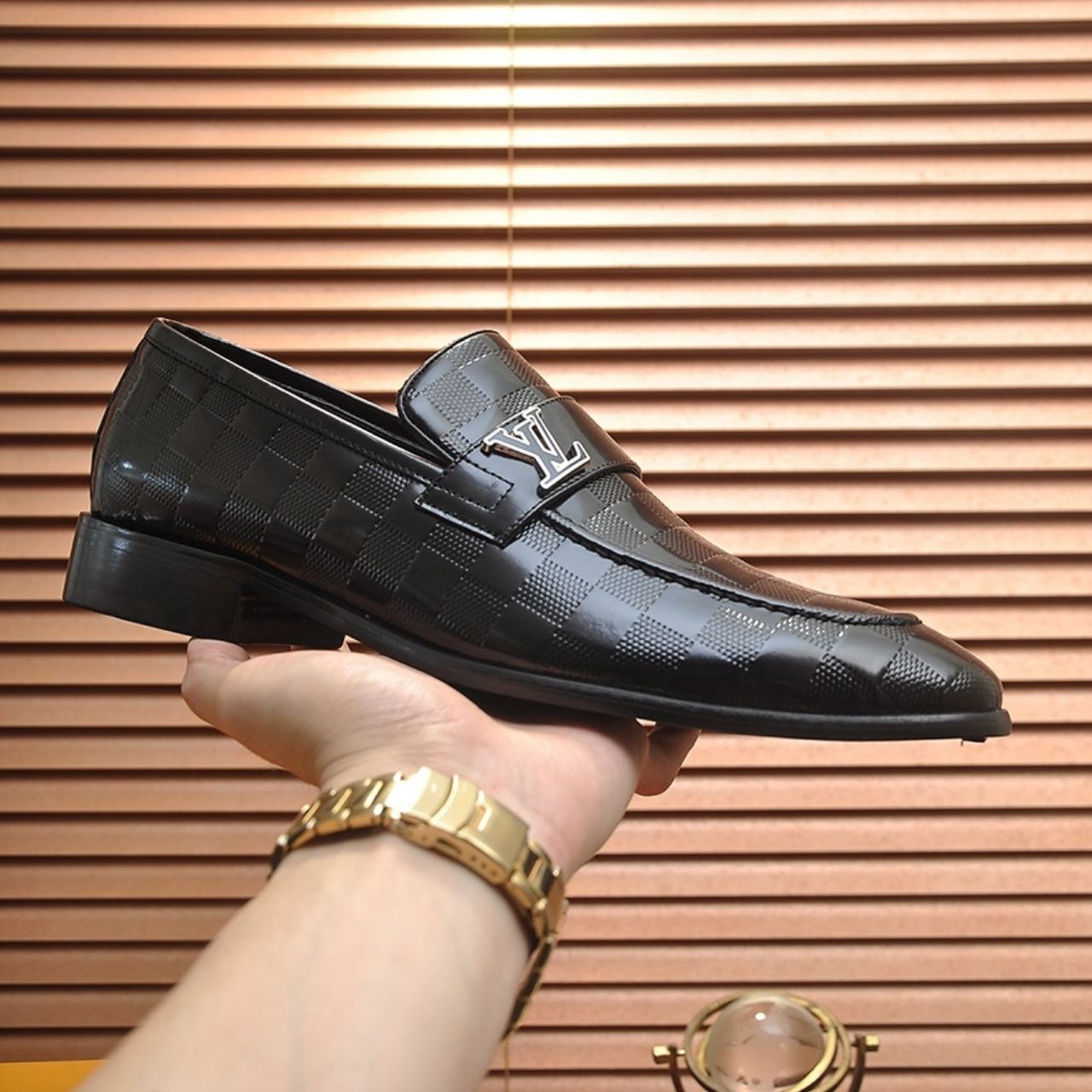 Louis Vuitton Major Loafer Damier Infini Black - Image 5