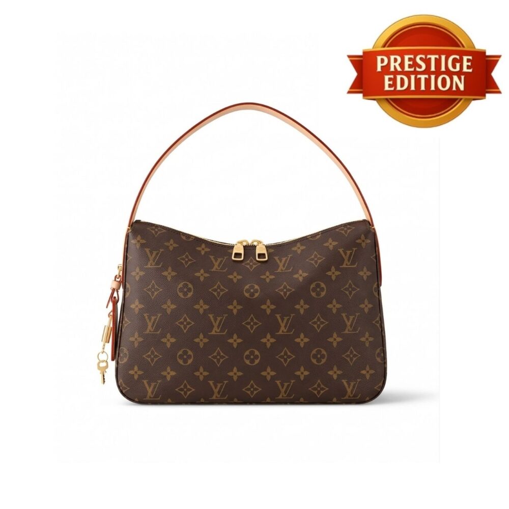 Prestige Edition – Louis Vuitton Slouchy PM Bag Brown 33Cm M11952