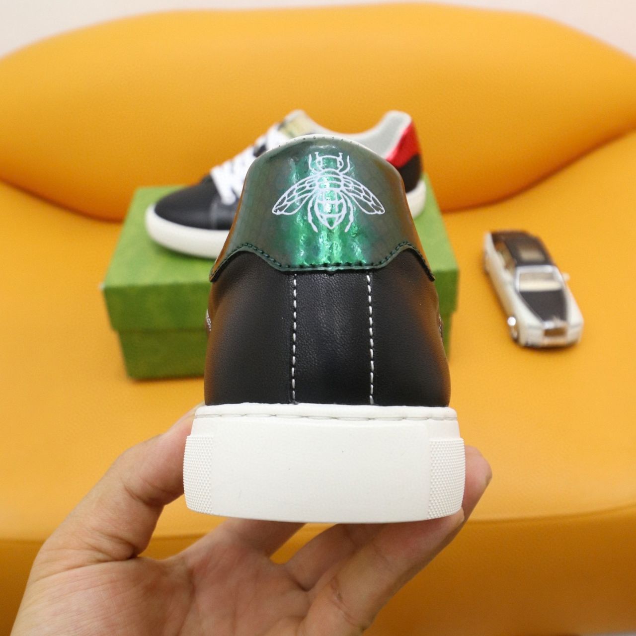 Gucci Ace GG Supreme Beige And Black - Image 9
