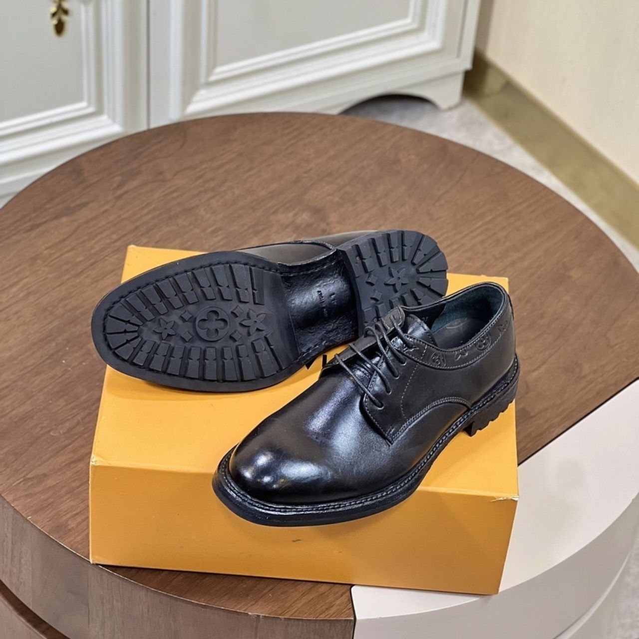 Louis Vuitton Kensington Derby Monogram Embossed Black - Image 5