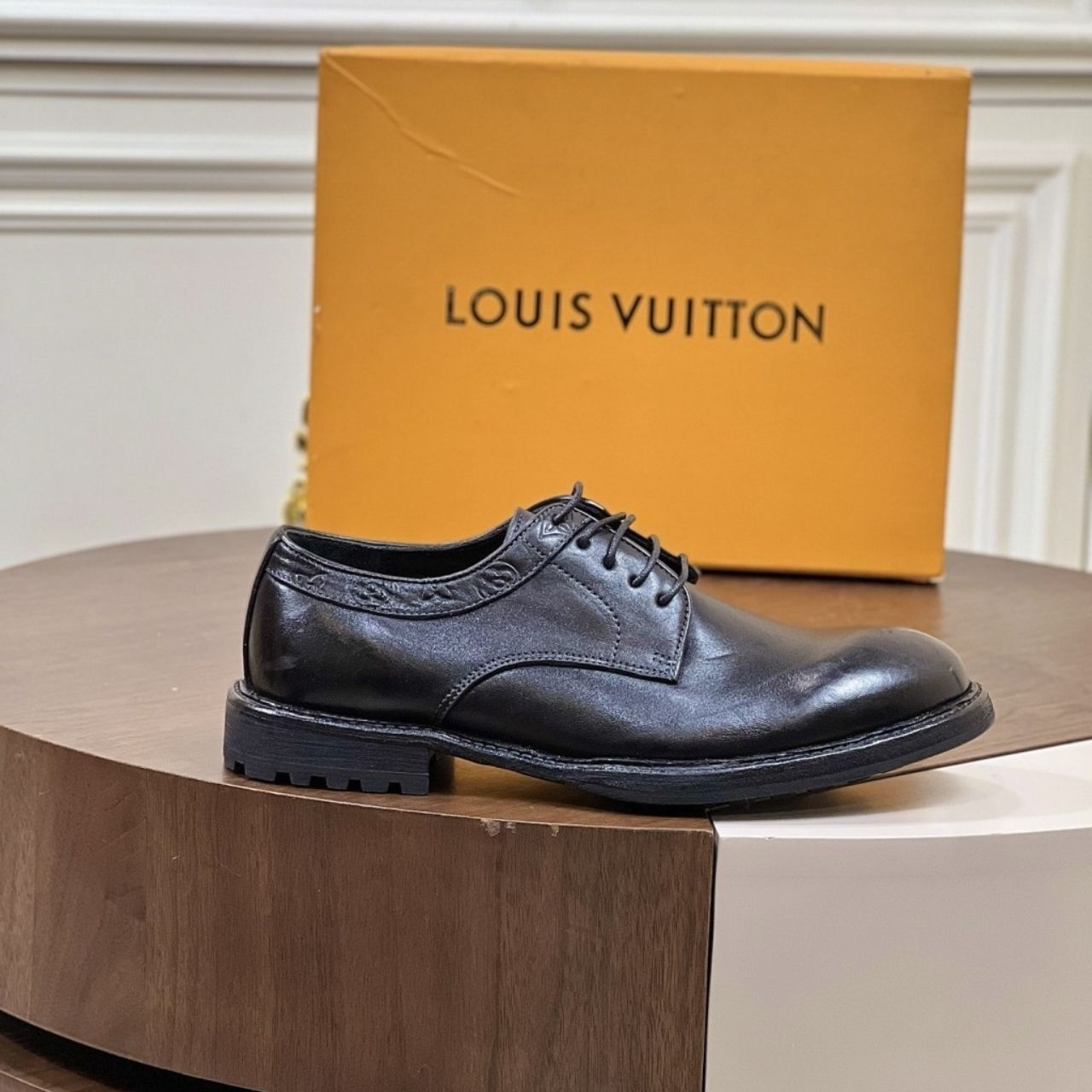 Louis Vuitton Kensington Derby Monogram Embossed Black - Image 4