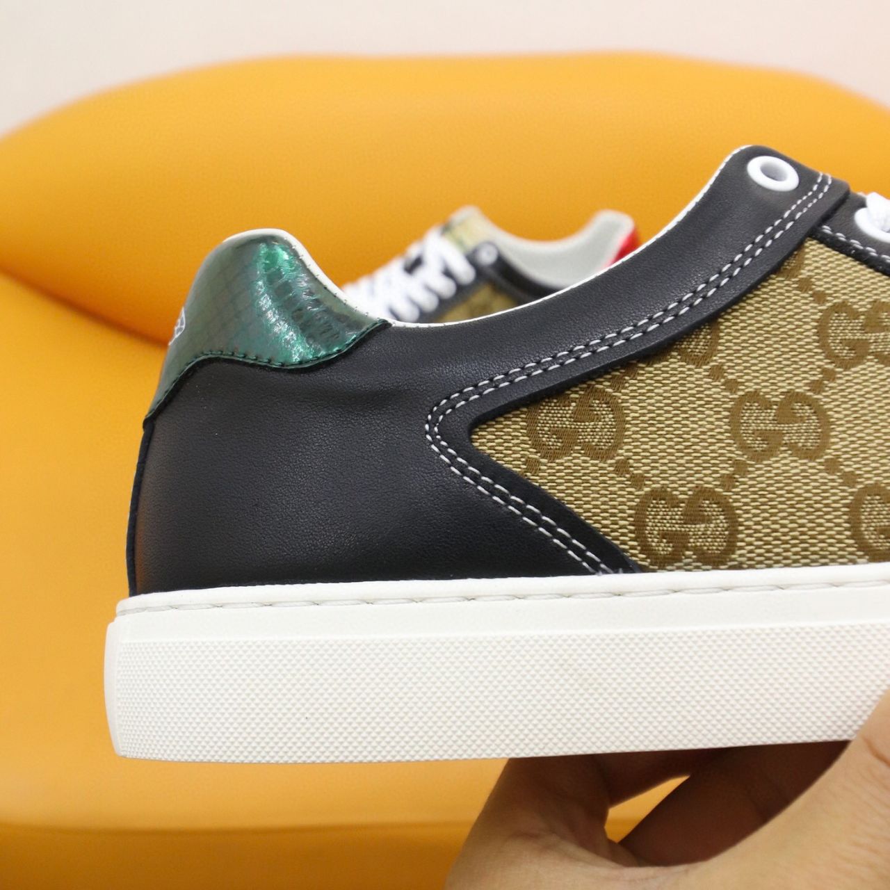 Gucci Ace GG Supreme Beige And Black - Image 8