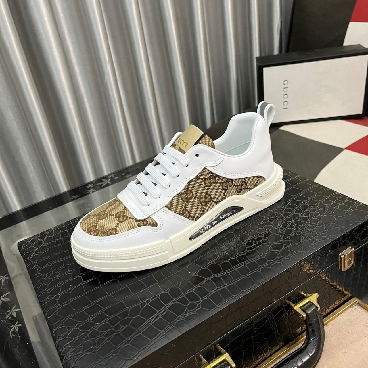 Gucci Re-Web Canvas Sneakers White - Image 7