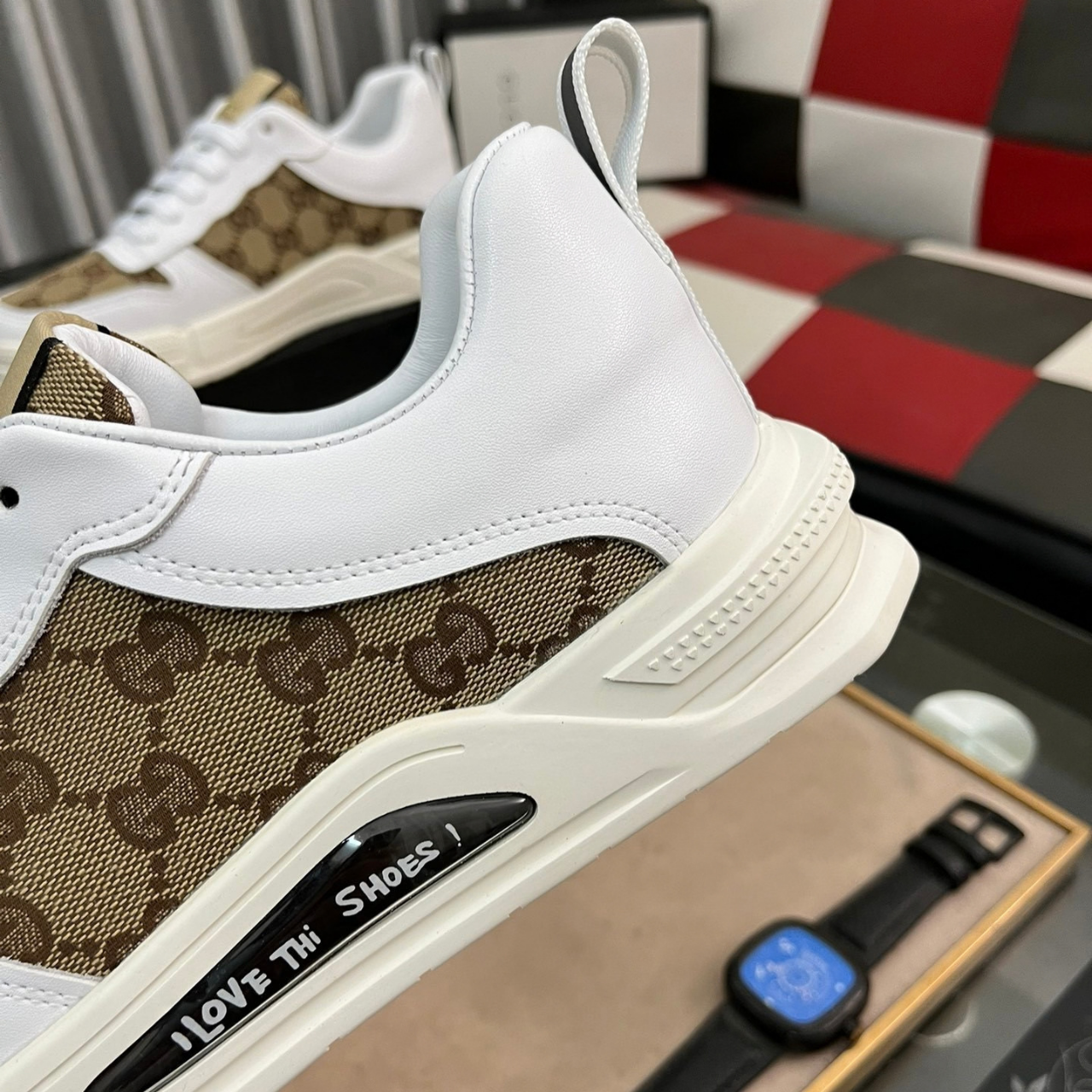 Gucci Re-Web Canvas Sneakers White - Image 9