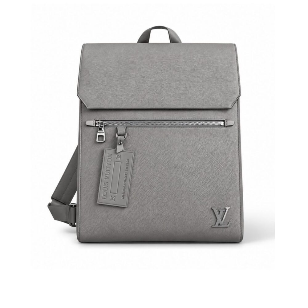 Louis Vuitton Fastline Flap Backpack Gray 40cm