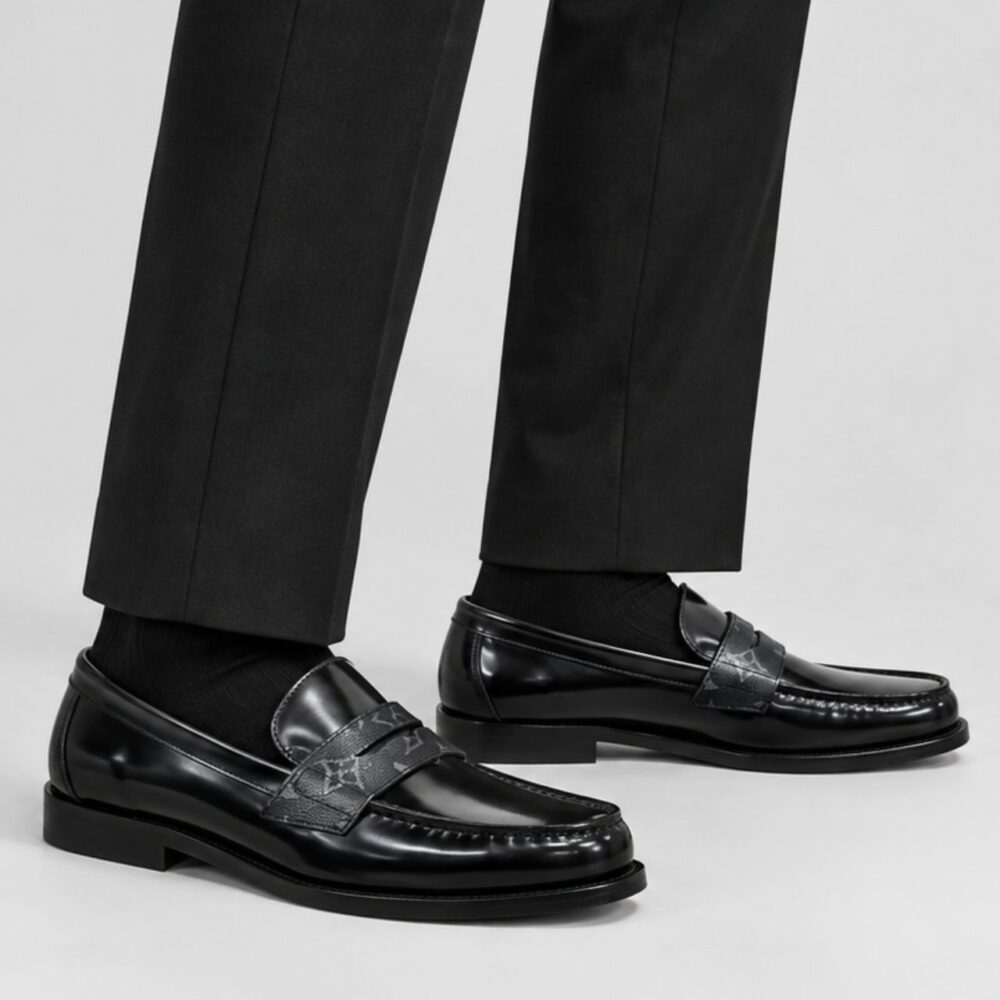 Alternative view of Louis Vuitton Major Loafer Monogram Penny Strap Black