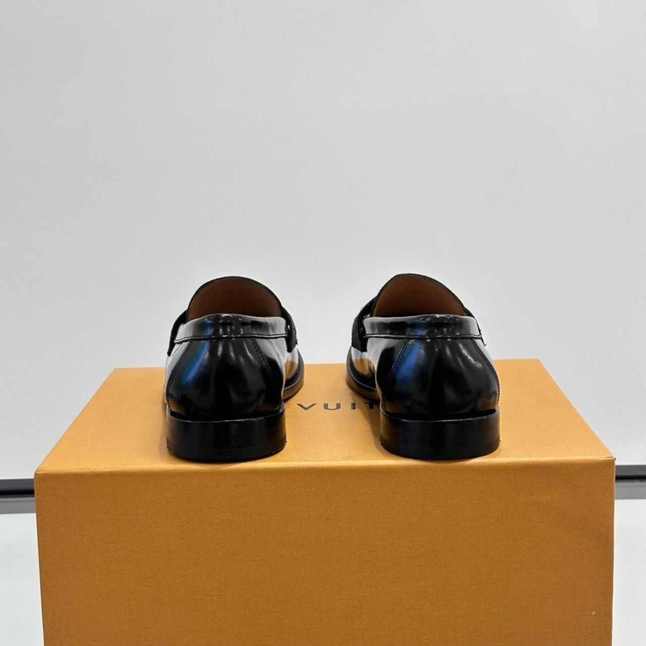 Louis Vuitton Major Loafer Monogram Penny Strap Black - Image 8
