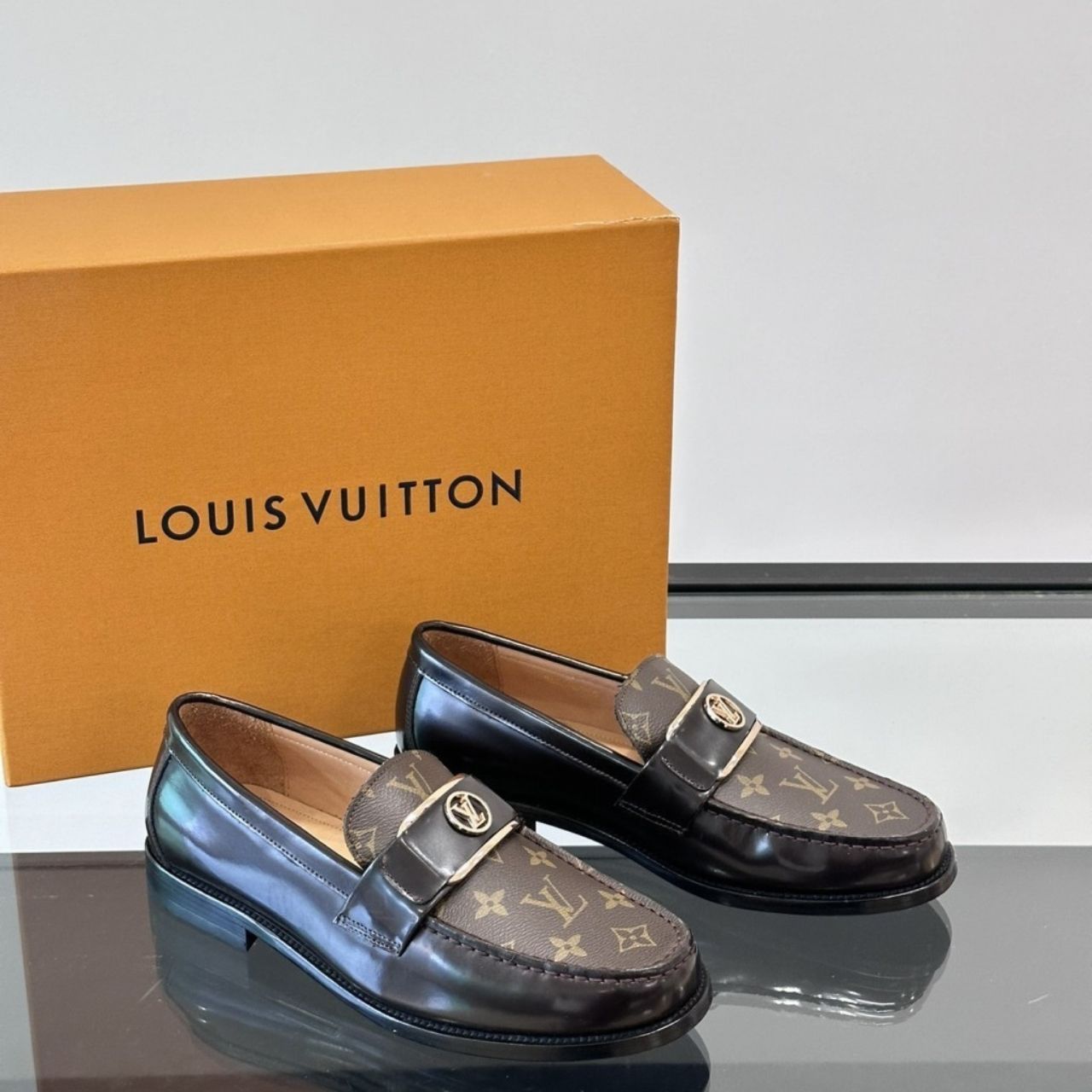 Louis Vuitton Academy Loafers Monogram Brown - Image 7