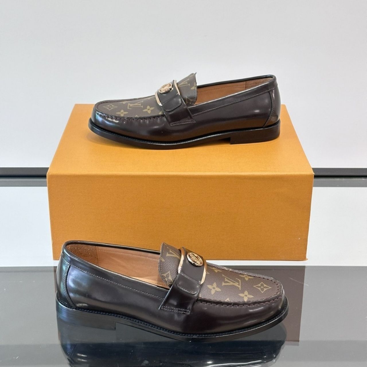 Louis Vuitton Academy Loafers Monogram Brown - Image 6