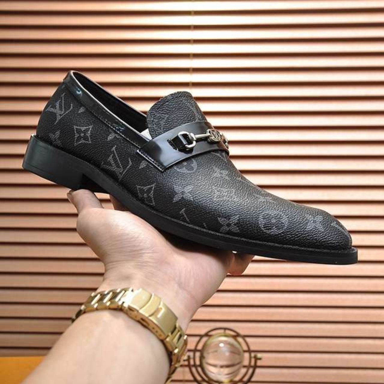 Louis Vuitton Kensington Loafer Monogram Eclipse Black - Image 5